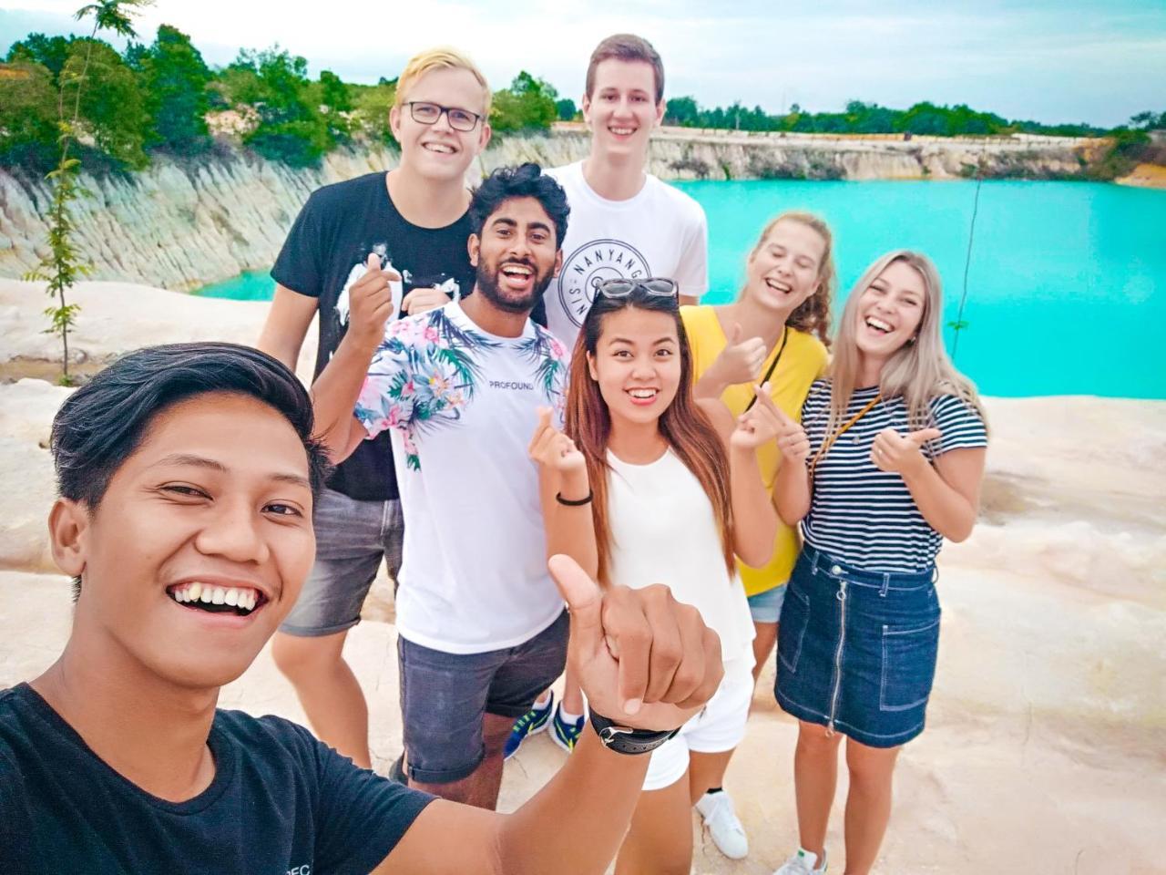 Beanbag Bintan Backpacker Pansiyon Kangkakawal Dış mekan fotoğraf