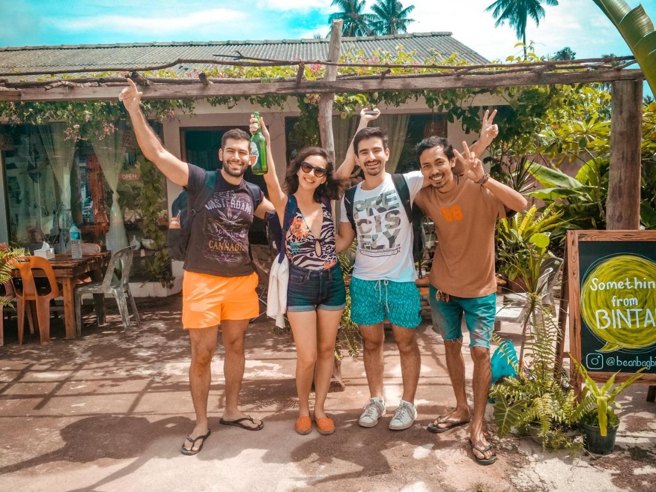 Beanbag Bintan Backpacker Pansiyon Kangkakawal Dış mekan fotoğraf
